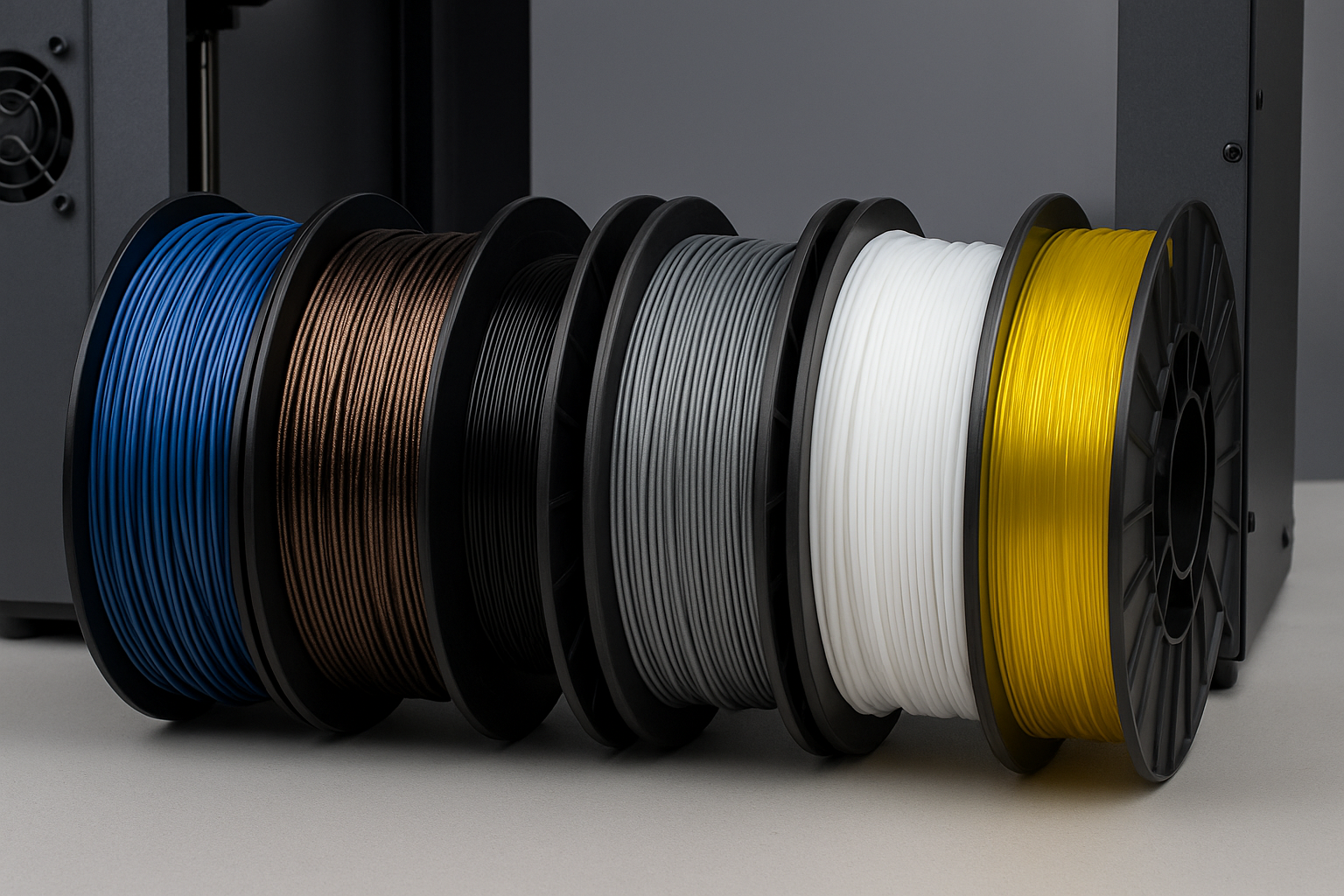 Filamentos especiales para impresión 3D: tipos y usos prácticos