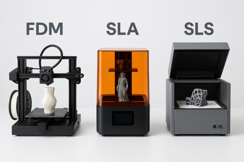 Los diferentes tipos de impresoras 3D y cuál elegir según tu proyecto