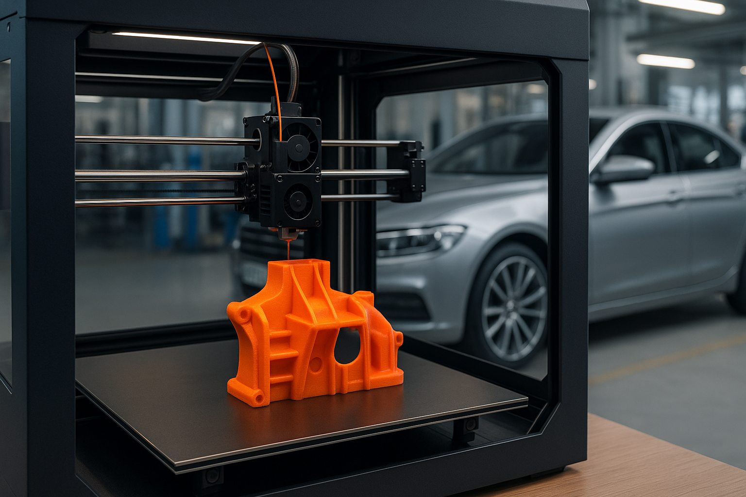 Impresión 3D en la industria automotriz: innovación en prototipado y piezas funcionales