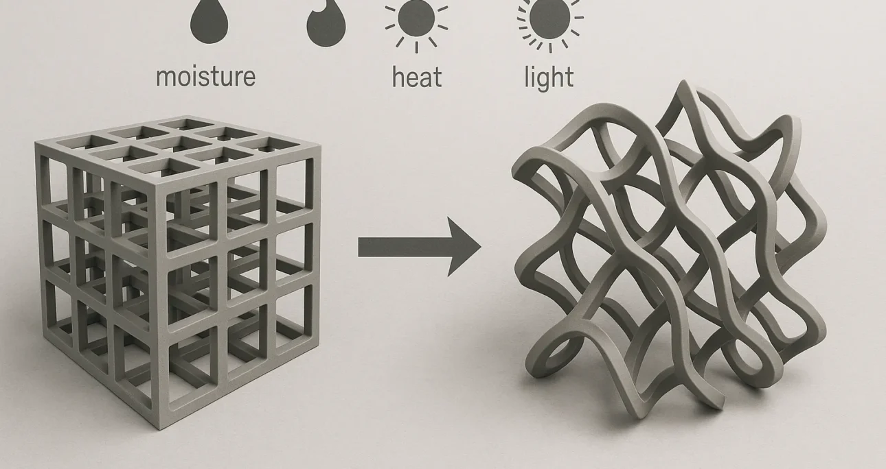 Impresión 4D: materiales inteligentes que cambian con el entorno